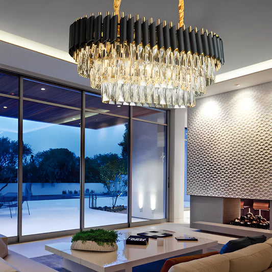 Andalusian Oval Crystal Chandelier