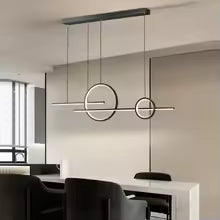 Modern LED Pendant Lamp Line Dimmable For Living Room Restaurant Bar Hotel Front Desk Kitchen Interior Decorative Lighting